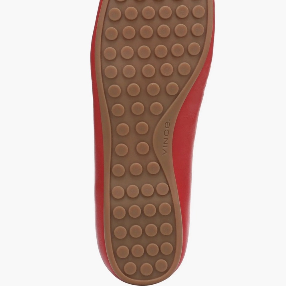 NWT Vince Ori Ballet Flat in Crimson - Picture 7 of 13